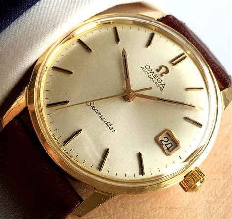 goldsmiths pre owned omega seamaster|Omega Seamaster automatic 18k gold.